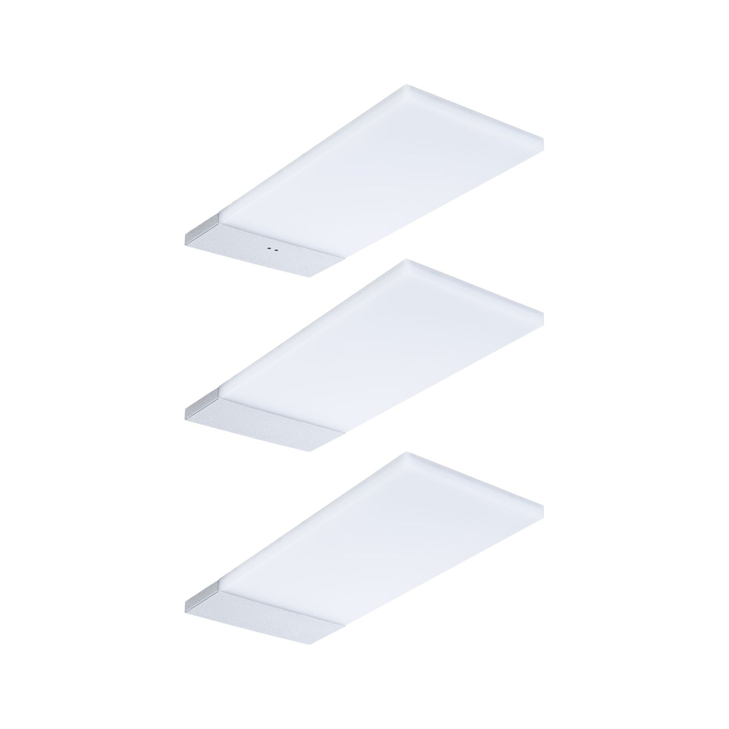 Paulmann LED Unterschrankleuchte Bredo Näherungsensor 3er-Set 3x2,5W 80x190mm 3x180lm 230/12V  Silber