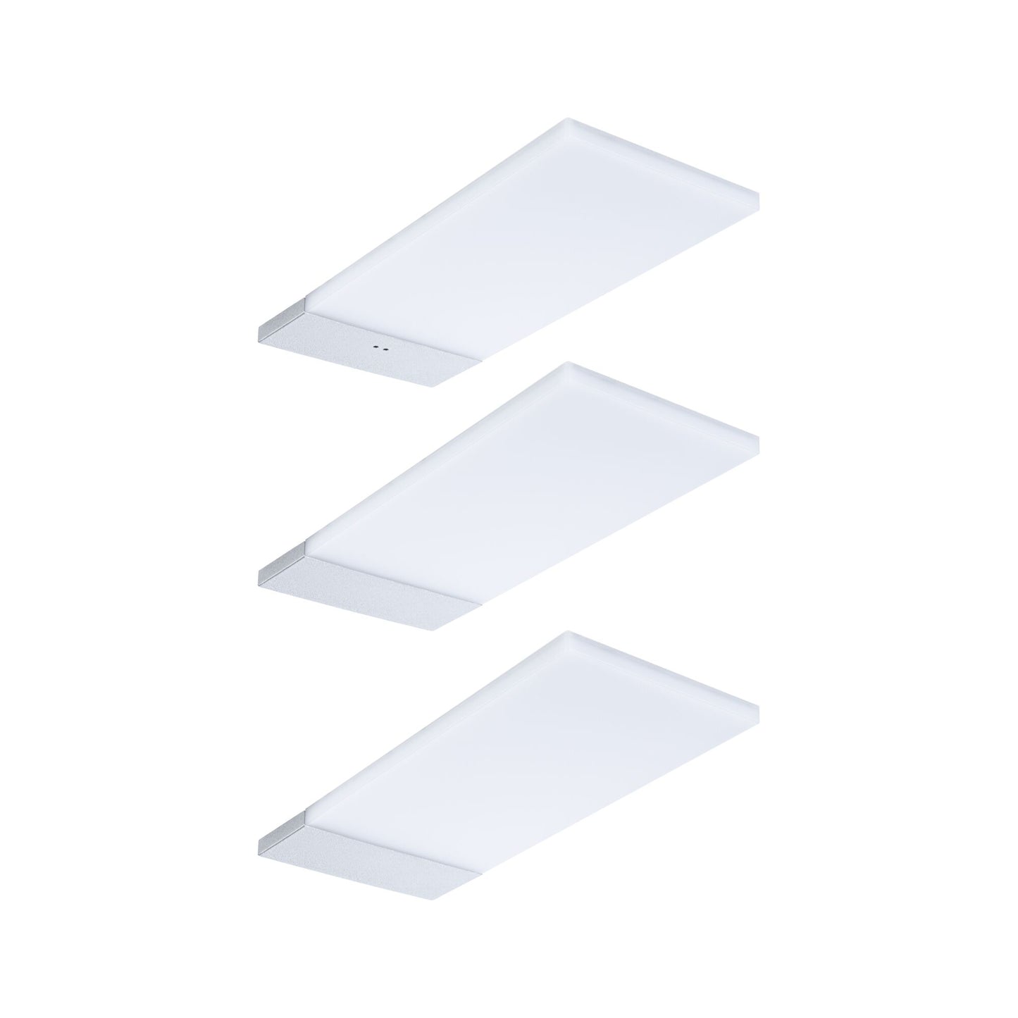 Paulmann LED Unterschrankleuchte Bredo Näherungsensor 3er-Set 3x2,5W 80x190mm 3x180lm 230/12V  Silber