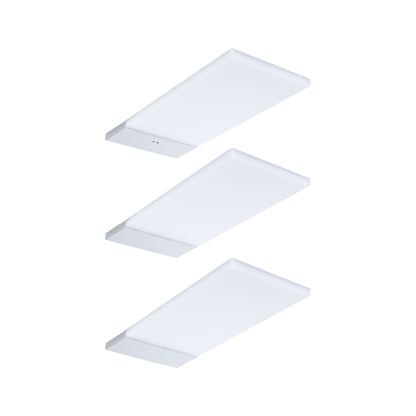 Paulmann LED Unterschrankleuchte Bredo Näherungsensor 3er-Set 3x2,5W 80x190mm 3x180lm 230/12V  Silber