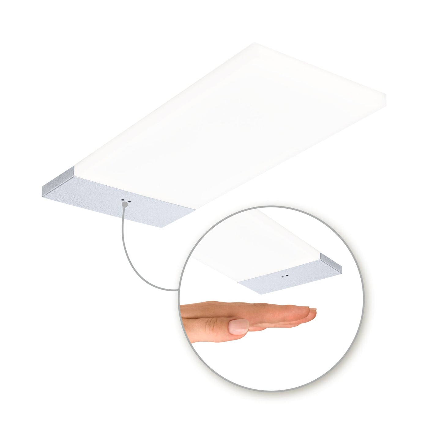 Paulmann LED Unterschrankleuchte Bredo Näherungsensor 3er-Set 3x2,5W 80x190mm 3x180lm 230/12V  Silber