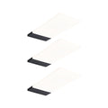 Paulmann LED Unterschrankleuchte Bredo Näherungsensor 3er-Set 3x2,5W 80x190mm 3x180lm 230/12V  Schwarz
