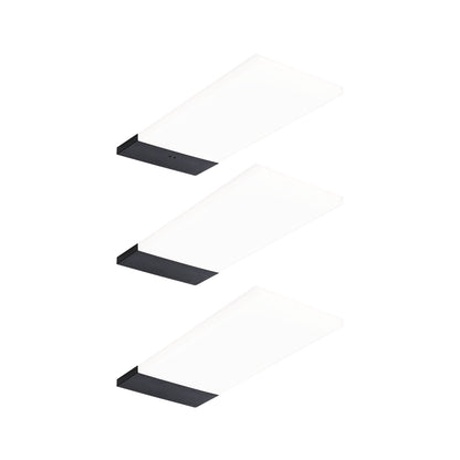 Paulmann LED Unterschrankleuchte Bredo Näherungsensor 3er-Set 3x2,5W 80x190mm 3x180lm 230/12V  Schwarz
