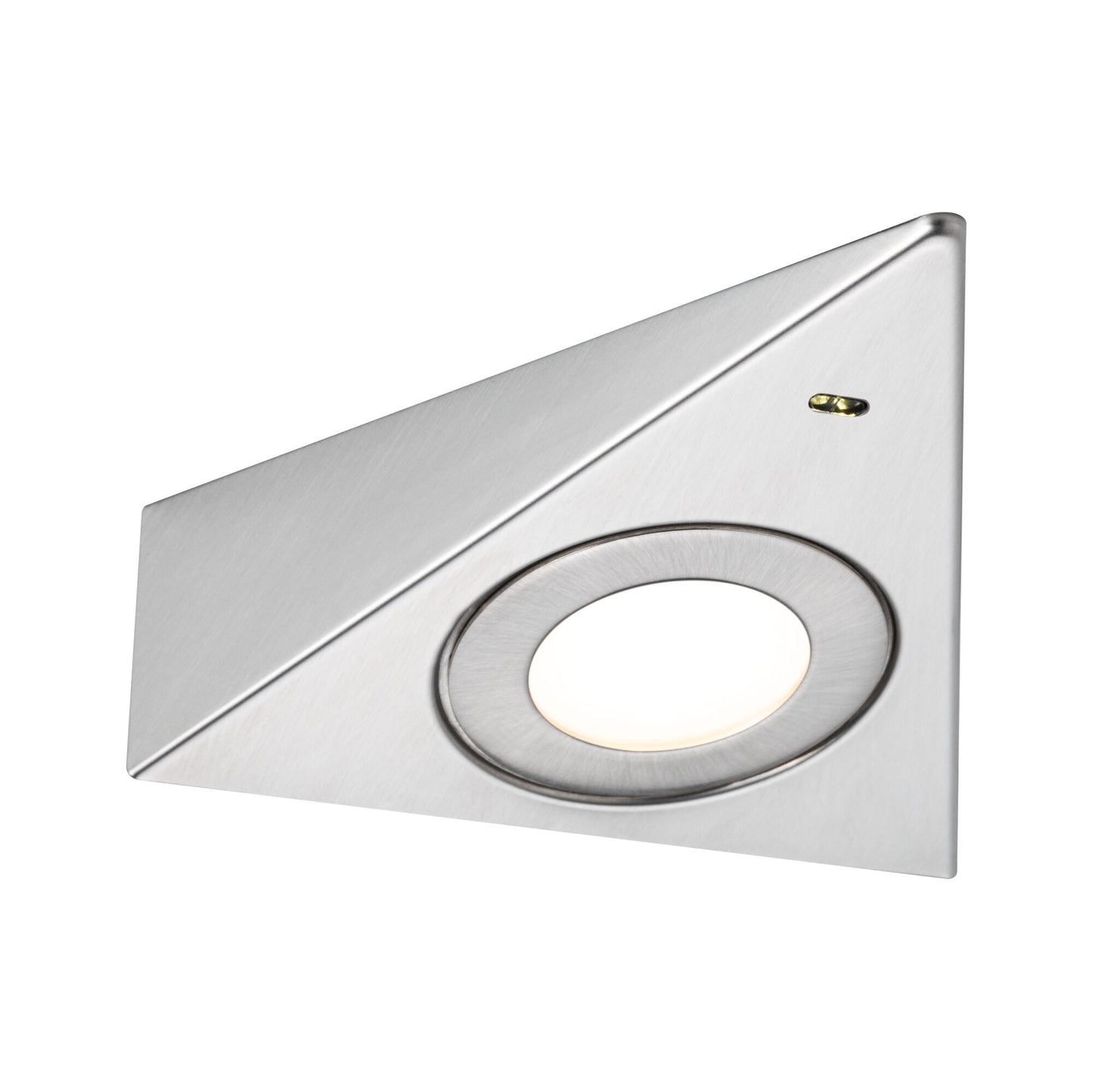 Paulmann LED Unterschrankleuchte Trias Näherungsensor 3er-Set 3x2,7W 135x132mm 3x185lm 230/12V  Eisen gebürstet