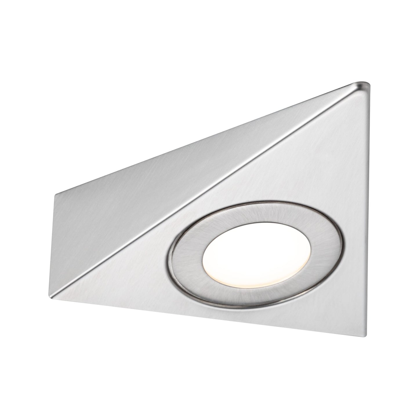 Paulmann LED Unterschrankleuchte Trias Näherungsensor 3er-Set 3x2,7W 135x132mm 3x185lm 230/12V  Eisen gebürstet