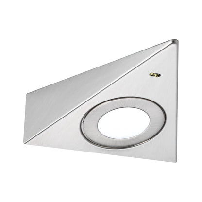 Paulmann LED Unterschrankleuchte Trias Näherungsensor 3er-Set 3x2,7W 135x132mm 3x185lm 230/12V  Eisen gebürstet