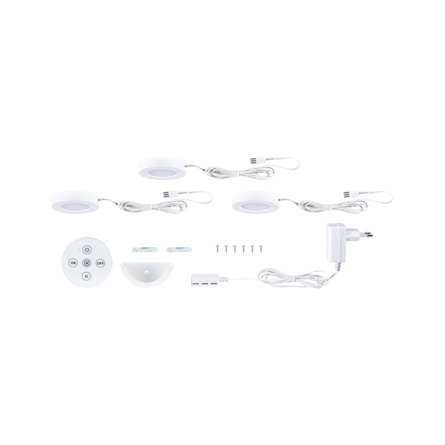 Paulmann LED Unterschrankleuchte Batuno 3x2,1W 70mm 3x180lm 230/24V  Weiß