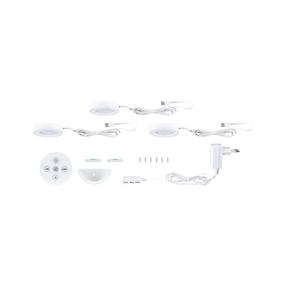Paulmann LED Unterschrankleuchte Batuno 3x2,1W 70mm 3x180lm 230/24V  Weiß