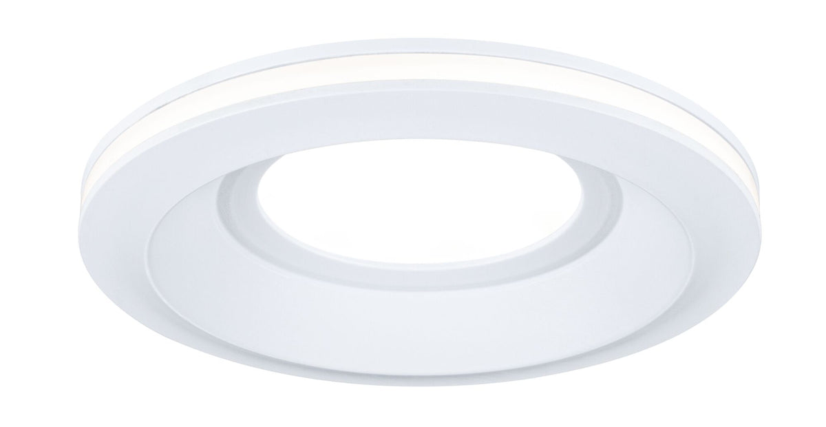 Paulmann LED Einbauleuchte Sormus Einzelleuchte IP65 rund 100mm  4,8W / 1,5W 560lm / 180lm 230V  3000K Weiß