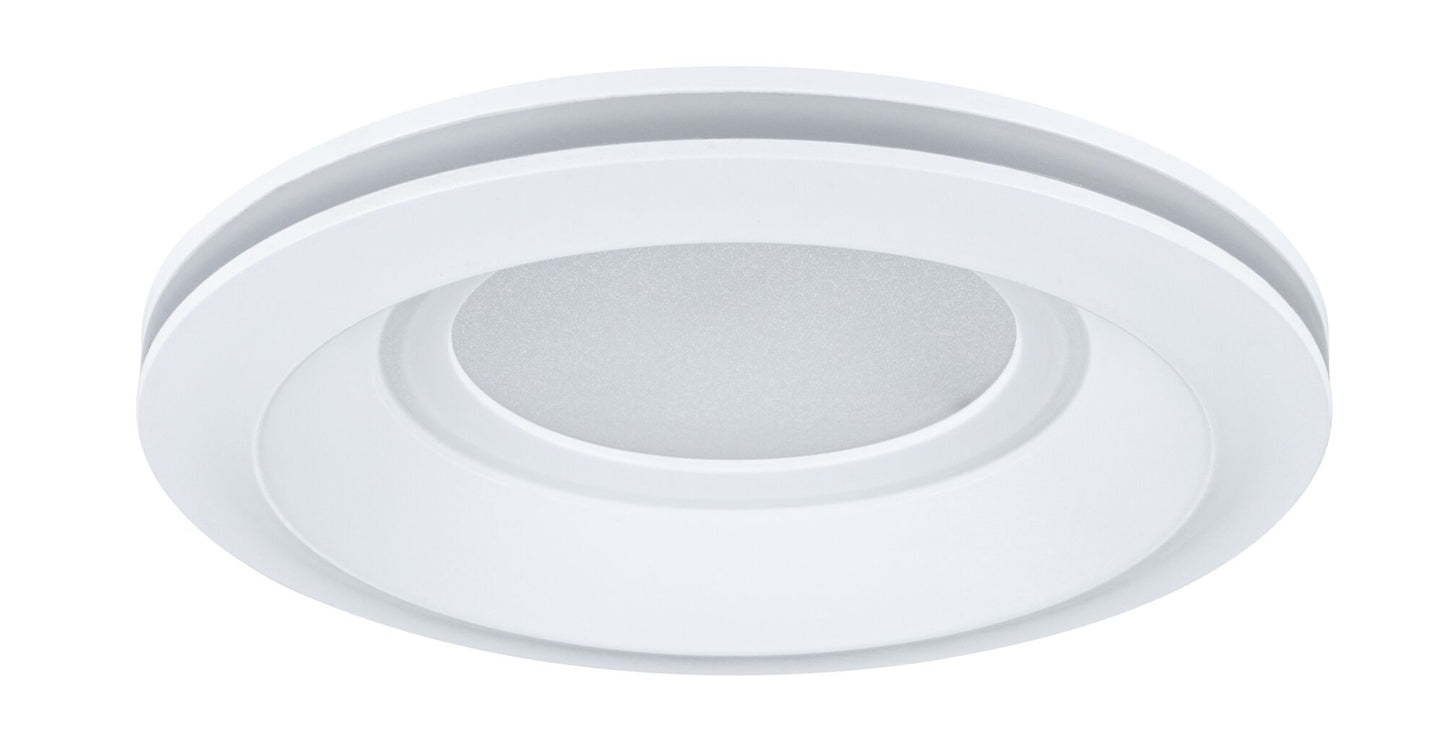 Paulmann LED Einbauleuchte Sormus Einzelleuchte IP65 rund 100mm  4,8W / 1,5W 560lm / 180lm 230V  3000K Weiß