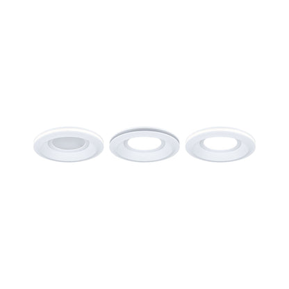 Paulmann LED Einbauleuchte Sormus Einzelleuchte IP65 rund 100mm  4,8W / 1,5W 560lm / 180lm 230V  3000K Weiß