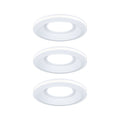 Paulmann LED Einbauleuchte Sormus 3er-Set IP65 rund 100mm  3x4,8W / 1,5W 560lm / 180lm 230V  3000K Weiß