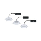 Paulmann LED Einbauleuchte Sormus 3er-Set IP65 rund 100mm  3x4,8W / 1,5W 560lm / 180lm 230V  3000K Weiß