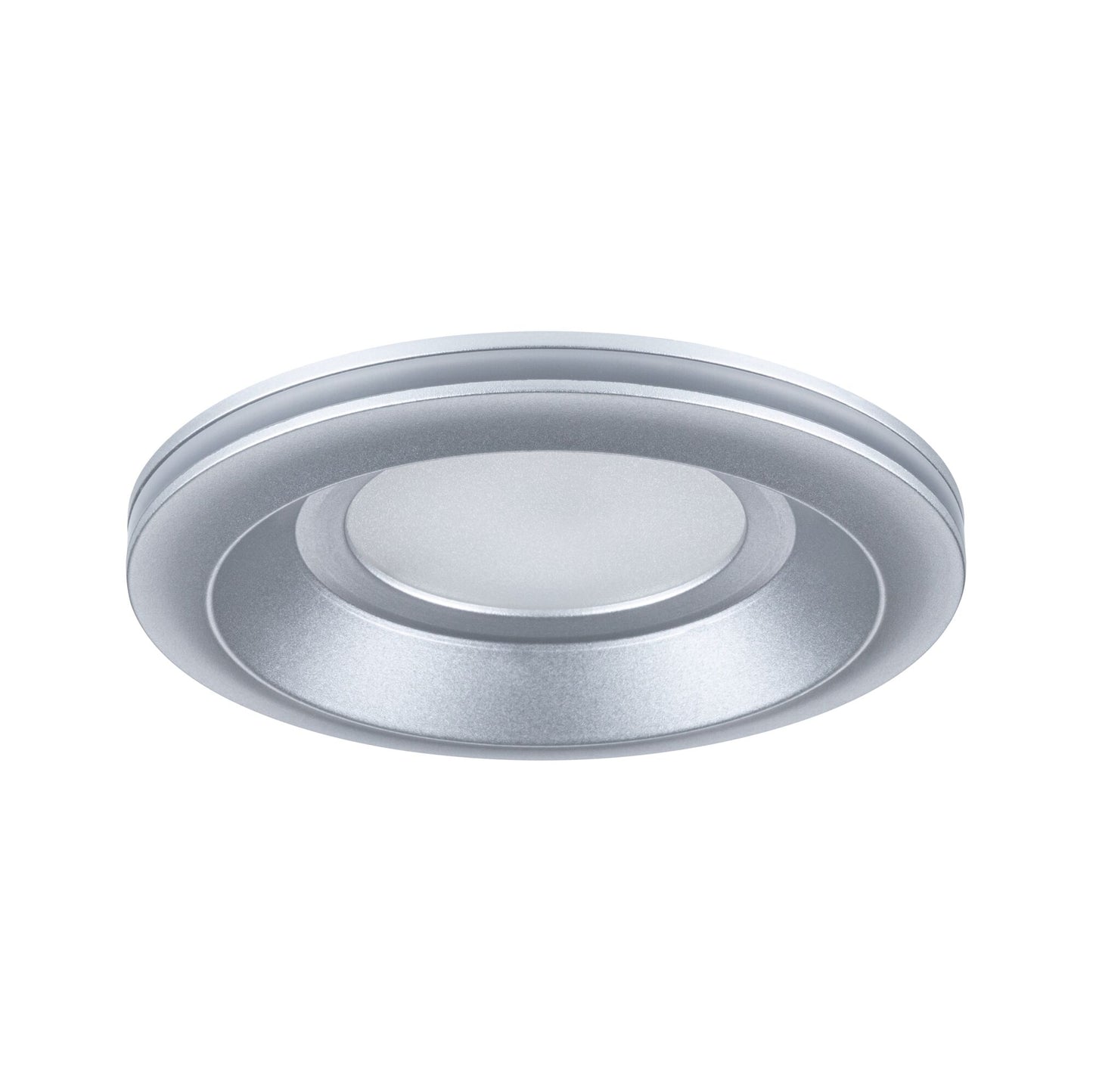 Paulmann LED Einbauleuchte Sormus Einzelleuchte IP65 rund 100mm  4,8W / 1,5W 560lm / 180lm 230V  3000K Chrom matt