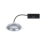Paulmann LED Einbauleuchte Sormus Einzelleuchte IP65 rund 100mm  4,8W / 1,5W 560lm / 180lm 230V  3000K Chrom matt