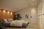 Paulmann LED Einbauleuchte Sormus Einzelleuchte IP65 rund 100mm  4,8W / 1,5W 560lm / 180lm 230V  3000K Chrom matt