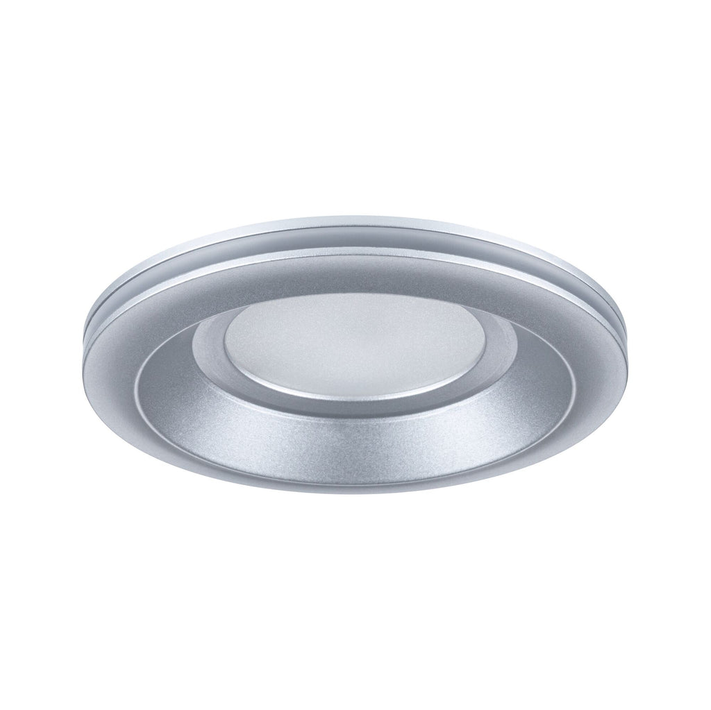 Paulmann LED Einbauleuchte Sormus 3er-Set IP65 rund 100mm  3x4,8W / 1,5W 560lm / 180lm 230V  3000K Chrom matt