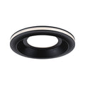 Paulmann LED Einbauleuchte Sormus Einzelleuchte IP65 rund 100mm  4,8W / 1,5W 560lm / 180lm 230V  3000K Schwarz