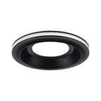 Paulmann LED Einbauleuchte Sormus Einzelleuchte IP65 rund 100mm  4,8W / 1,5W 560lm / 180lm 230V  3000K Schwarz