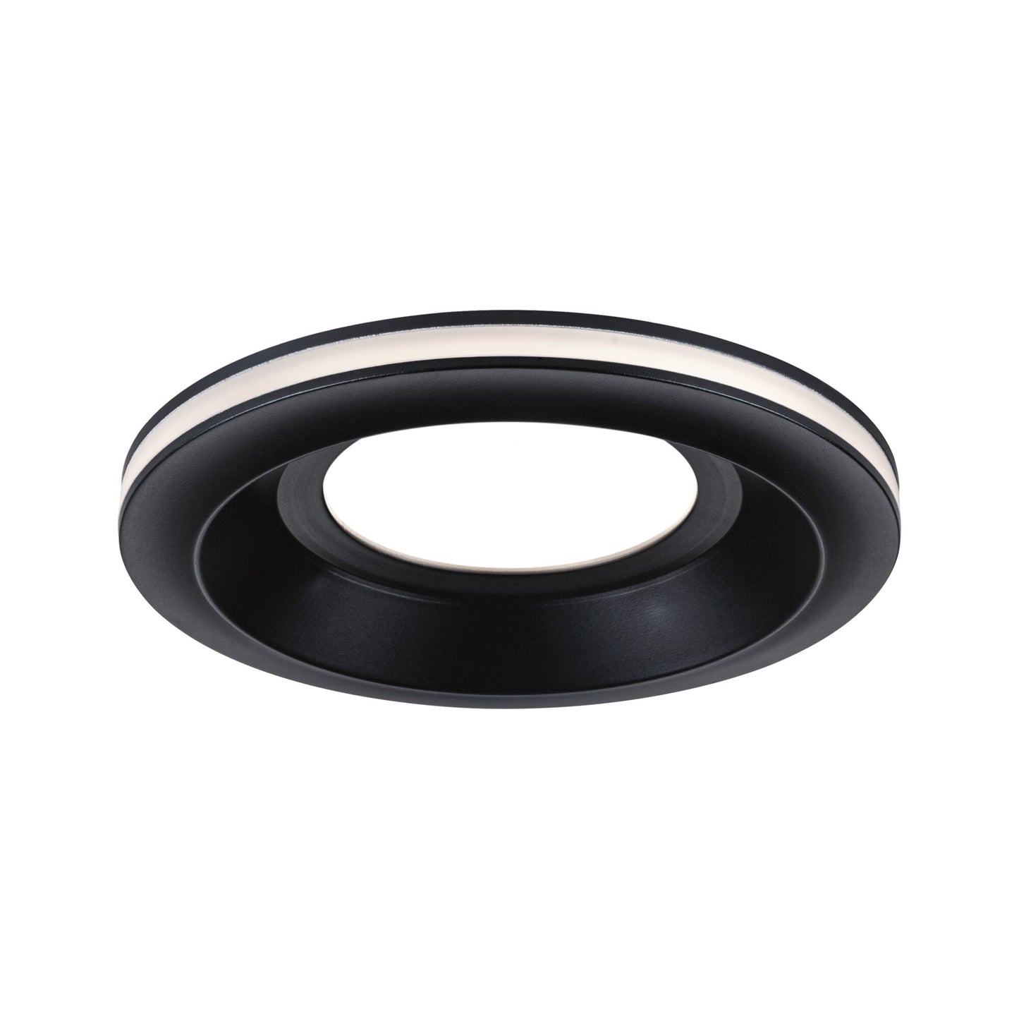 Paulmann LED Einbauleuchte Sormus Einzelleuchte IP65 rund 100mm  4,8W / 1,5W 560lm / 180lm 230V  3000K Schwarz