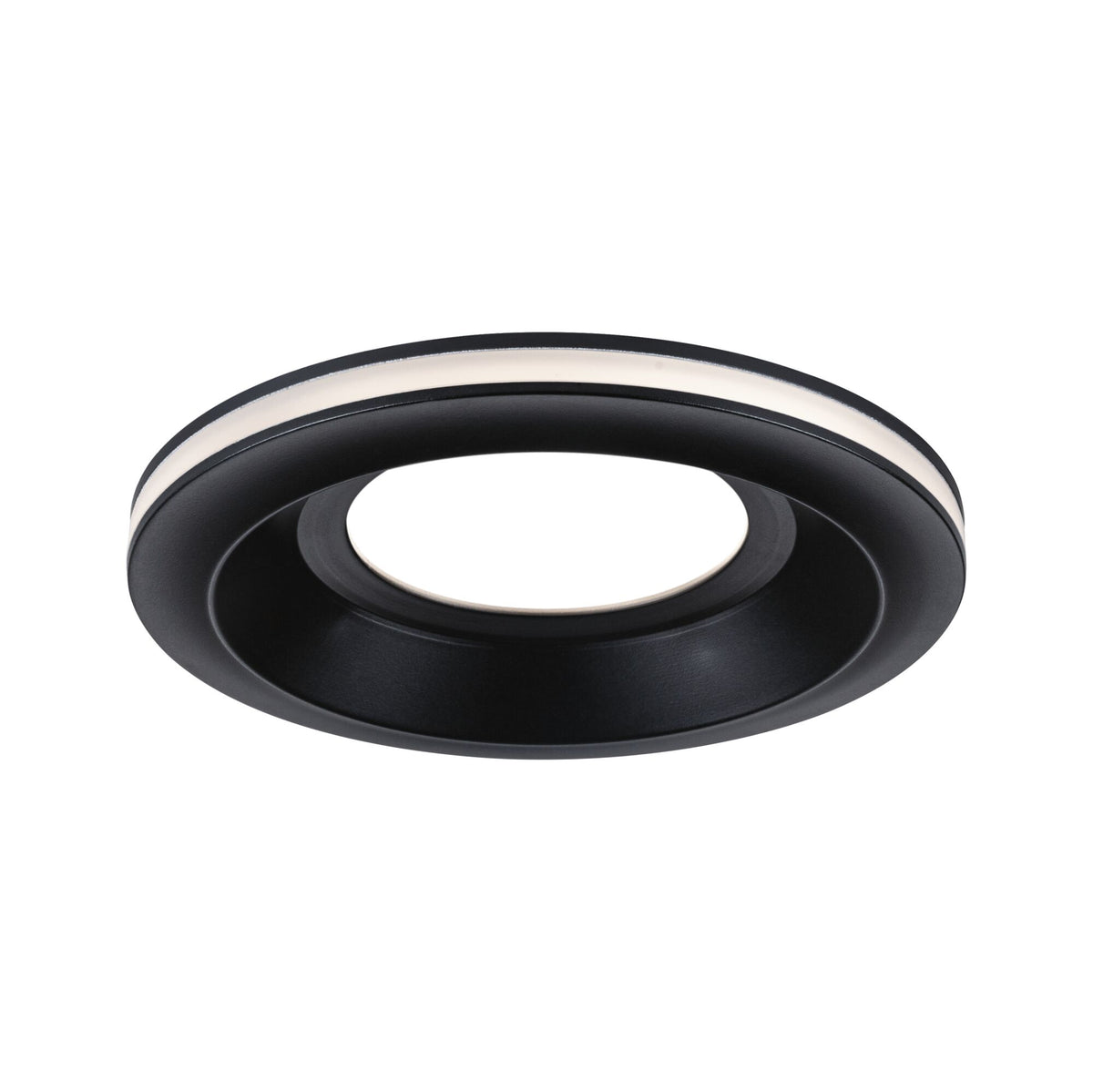 Paulmann LED Einbauleuchte Sormus Einzelleuchte IP65 rund 100mm  4,8W / 1,5W 560lm / 180lm 230V  3000K Schwarz