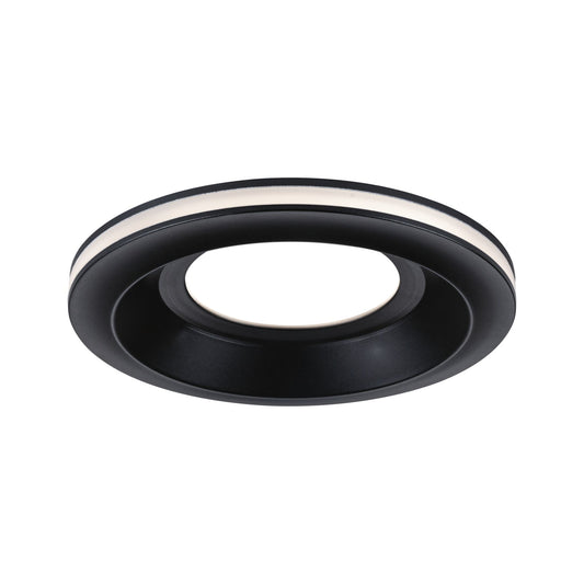 Paulmann LED Einbauleuchte Sormus Einzelleuchte IP65 rund 100mm  4,8W / 1,5W 560lm / 180lm 230V  3000K Schwarz