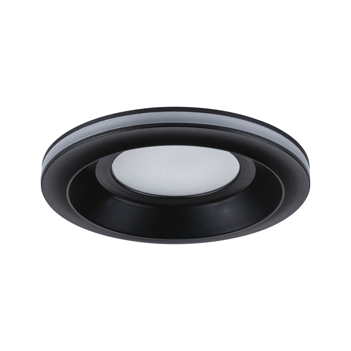 Paulmann LED Einbauleuchte Sormus Einzelleuchte IP65 rund 100mm  4,8W / 1,5W 560lm / 180lm 230V  3000K Schwarz