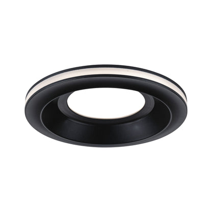 Paulmann LED Einbauleuchte Sormus 3er-Set IP65 rund 100mm  3x4,8W / 1,5W 560lm / 180lm 230V  3000K Schwarz