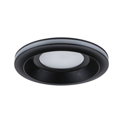 Paulmann LED Einbauleuchte Sormus 3er-Set IP65 rund 100mm  3x4,8W / 1,5W 560lm / 180lm 230V  3000K Schwarz