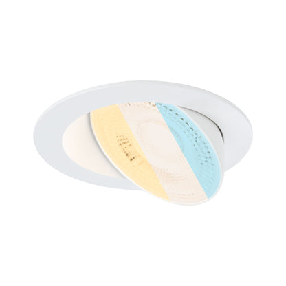 Paulmann LED Einbauleuchte Aumus Einzelspot White Select   rund 105mm 90°  5W 700lm 230V dimmbar 2700 - 6500K Weiß