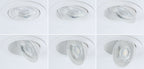Paulmann LED Einbauleuchte Aumus 3er-Set White Select   rund 105mm 90°  3x5W 3x700lm 230V dimmbar 2700 - 6500K Weiß