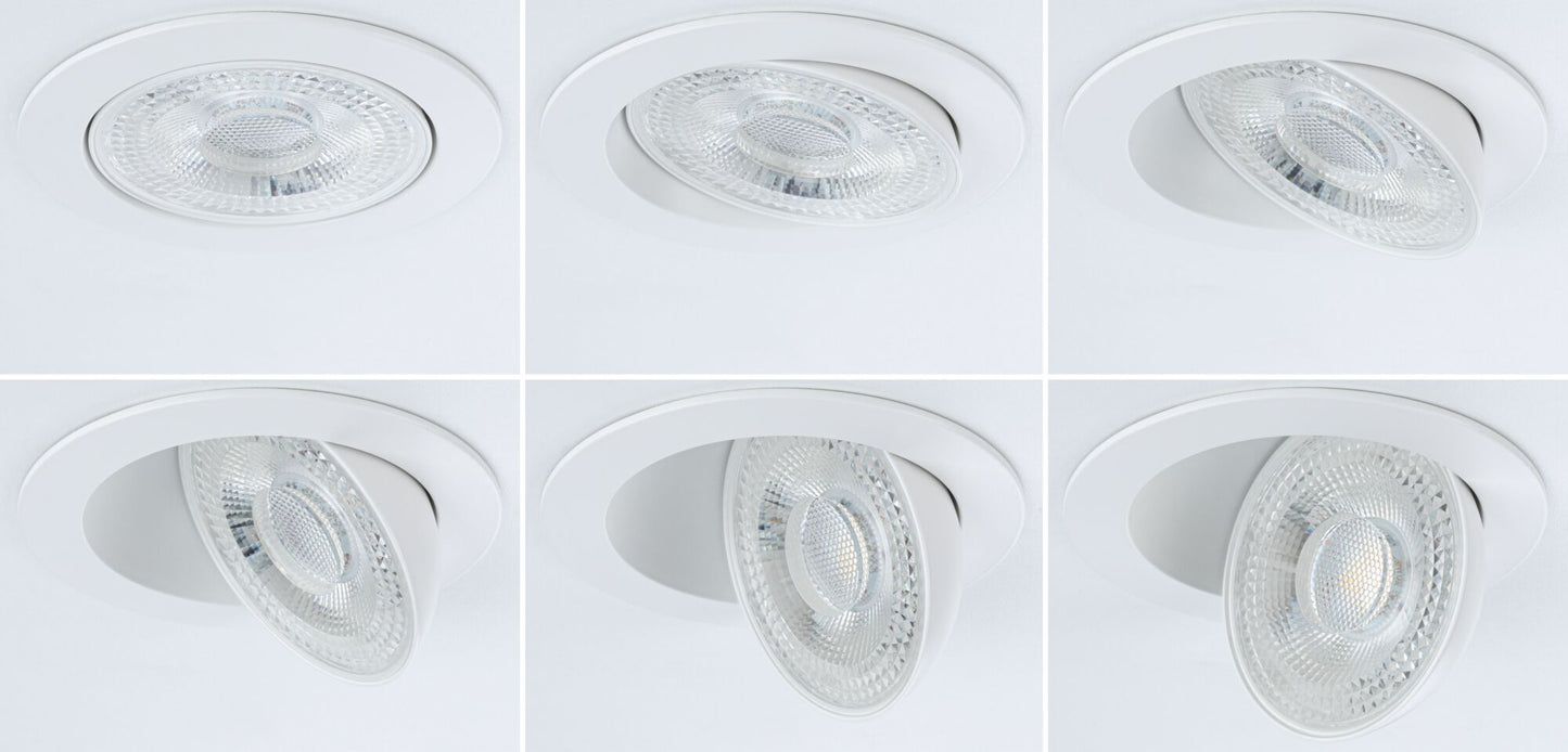 Paulmann LED Einbauleuchte Aumus 3er-Set White Select   rund 105mm 90°  3x5W 3x700lm 230V dimmbar 2700 - 6500K Weiß