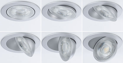Paulmann LED Einbauleuchte Aumus 3er-Set White Select   rund 105mm 90°  3x5W 3x700lm 230V dimmbar 2700 - 6500K Chrom matt