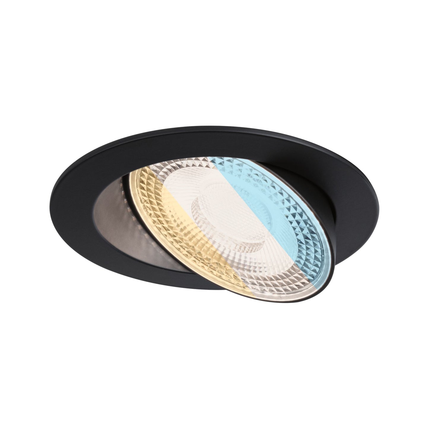 Paulmann LED Einbauleuchte Aumus Einzelspot White Select   rund 105mm 90°  5W 700lm 230V dimmbar 2700 - 6500K Schwarz