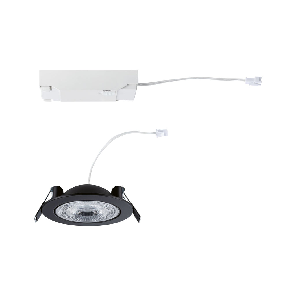 Paulmann LED Einbauleuchte Aumus Einzelspot White Select   rund 105mm 90°  5W 700lm 230V dimmbar 2700 - 6500K Schwarz