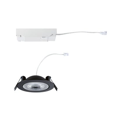 Paulmann LED Einbauleuchte Aumus Einzelspot White Select   rund 105mm 90°  5W 700lm 230V dimmbar 2700 - 6500K Schwarz