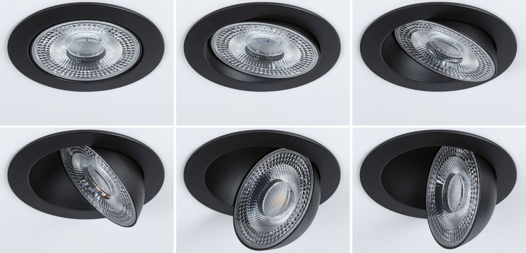 Paulmann LED Einbauleuchte Aumus Einzelspot White Select   rund 105mm 90°  5W 700lm 230V dimmbar 2700 - 6500K Schwarz