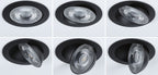 Paulmann LED Einbauleuchte Aumus 3er-Set White Select   rund 105mm 90°  3x5W 3x700lm 230V dimmbar 2700 - 6500K Schwarz