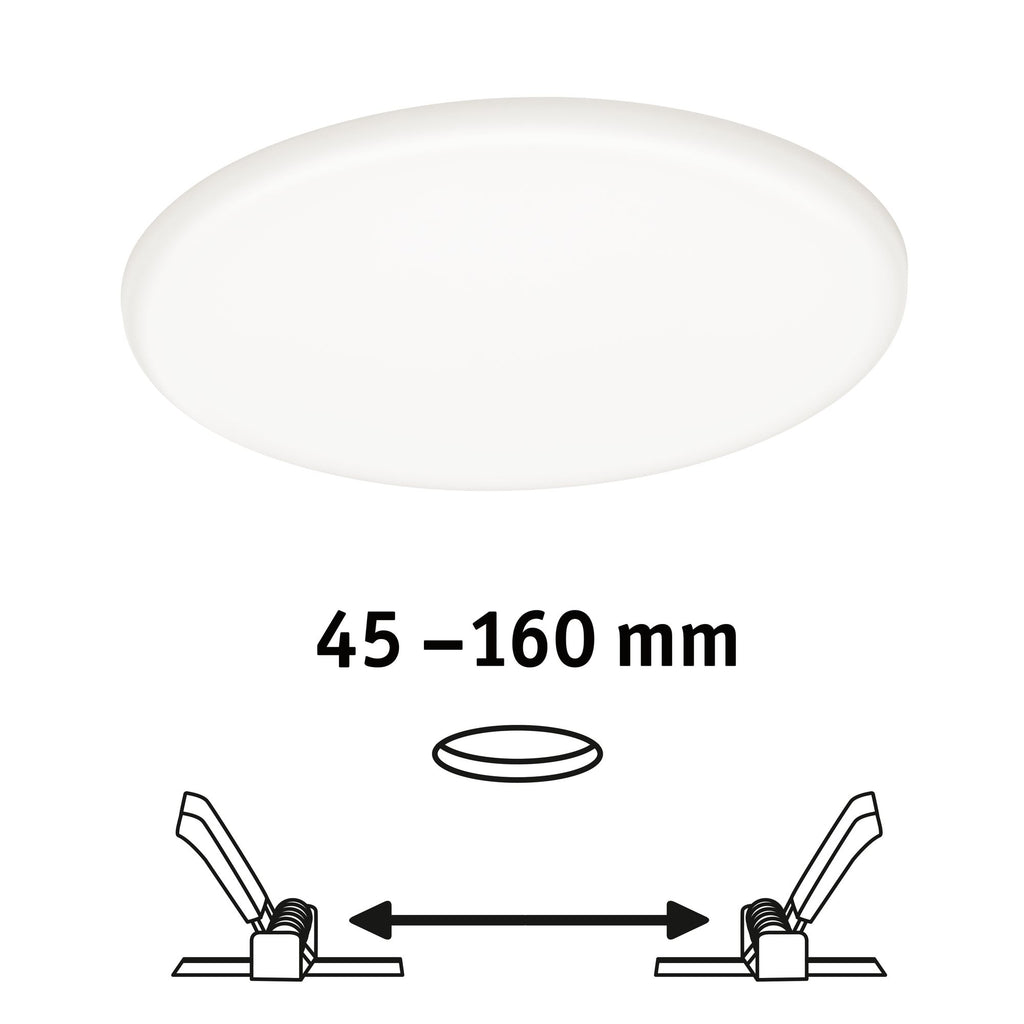 Paulmann EB Panel Veluna VariFit IP44 17,5W 4000K 185mm Kunststoff