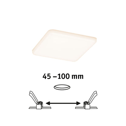 Paulmann EB Panel Veluna VariFit IP44 8,5W 3000K 125x125mm Kunststoff