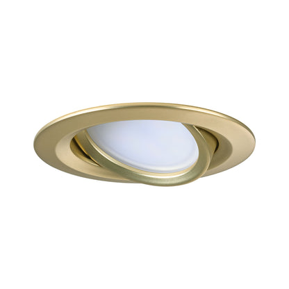 Paulmann LED Einbauleuchte Nova 3er-Set Coin  rund 84mm 50° Coin 3x6W 3x470lm 230V  2700K Gold matt