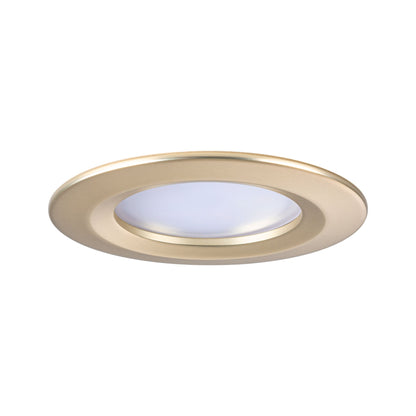 Paulmann LED Einbauleuchte Nova Basisset starr Coin IP44 rund 78mm  Coin 3x6W 3x470lm 230V  2700K Gold matt