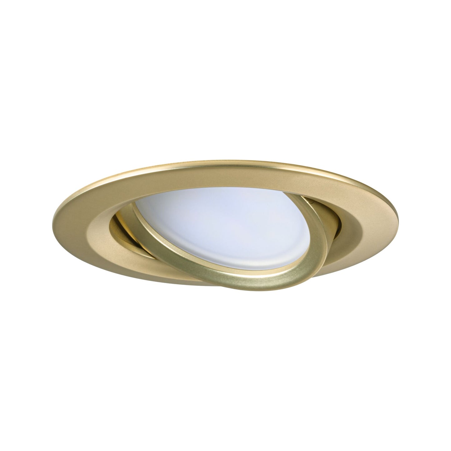 Paulmann LED Einbauleuchte Nova Basisset schwenkbar 3-Step-Dim Coin  rund 84mm 50° Coin 3x6W 3x470lm 230V dimmbar 2700K Gold matt