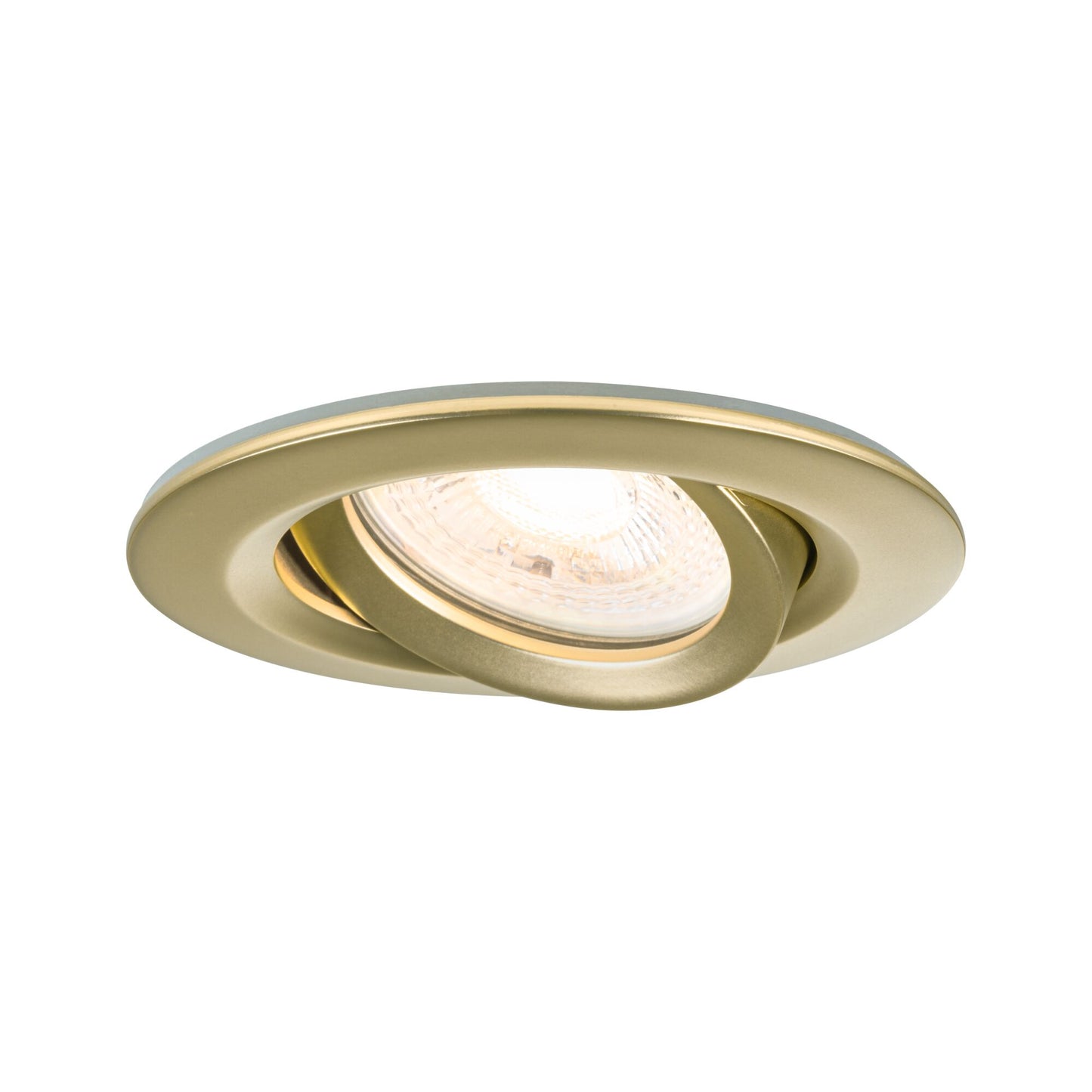 Paulmann LED Einbauleuchte Nova Plus 3er-Set IP65 rund 93mm 30° GU10 3x6W 3x460lm 230V dimmbar 2700K Gold matt