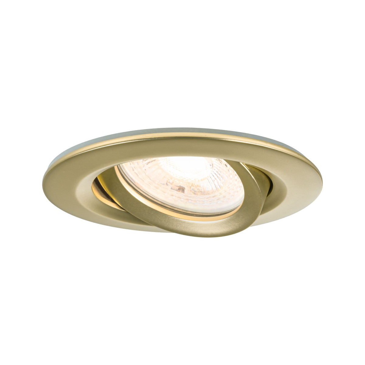Paulmann LED Einbauleuchte Nova Plus 3er-Set IP65 rund 93mm 30° GU10 3x6W 3x460lm 230V dimmbar 2700K Gold matt