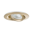 Paulmann LED Einbauleuchte Nova Plus 3er-Set IP65 rund 93mm 30° GU10 3x6W 3x460lm 230V dimmbar 2700K Gold matt