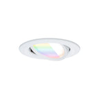Paulmann LED Einbauleuchte Nova Coin  rund 84mm 50° RGBW+ 3x6W 3x500lm 230V Weiß matt Aluminium
