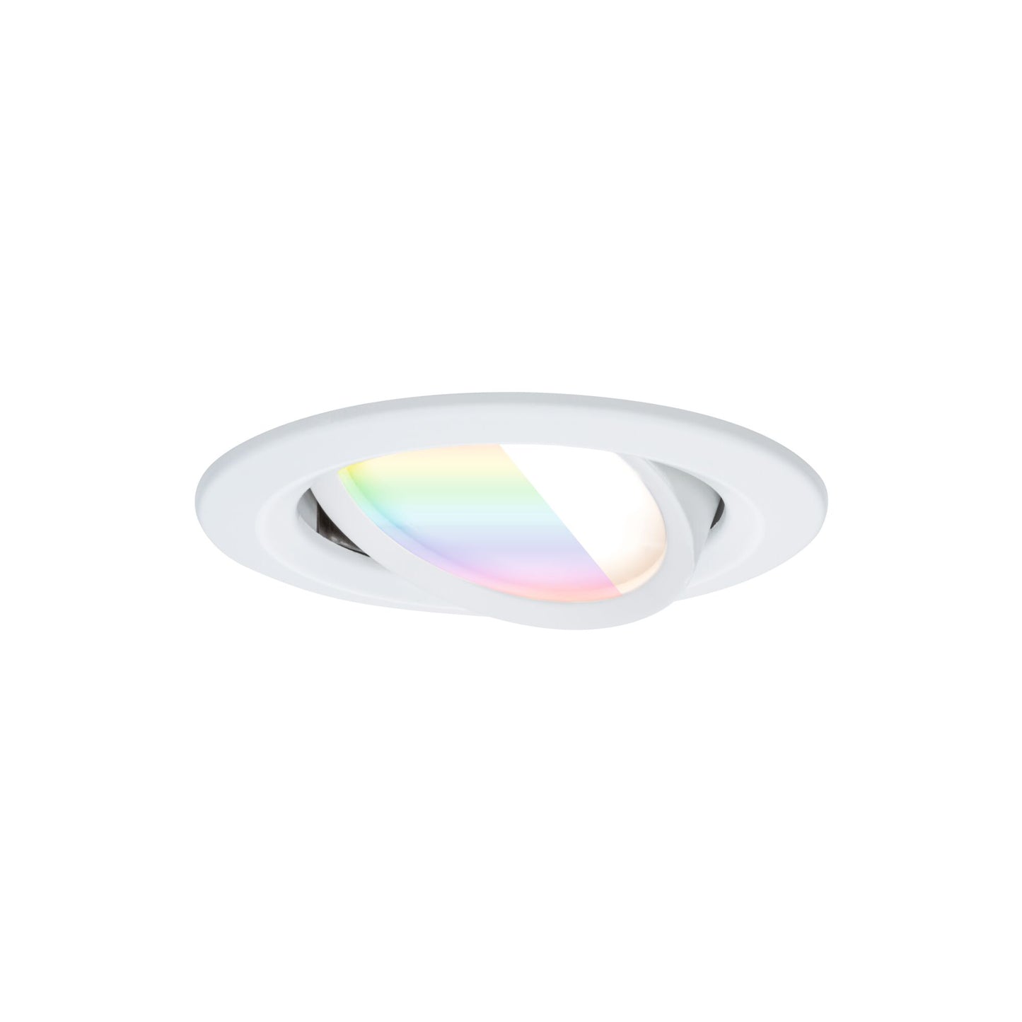 Paulmann LED Einbauleuchte Nova Coin  rund 84mm 50° RGBW+ 3x6W 3x500lm 230V Weiß matt Aluminium
