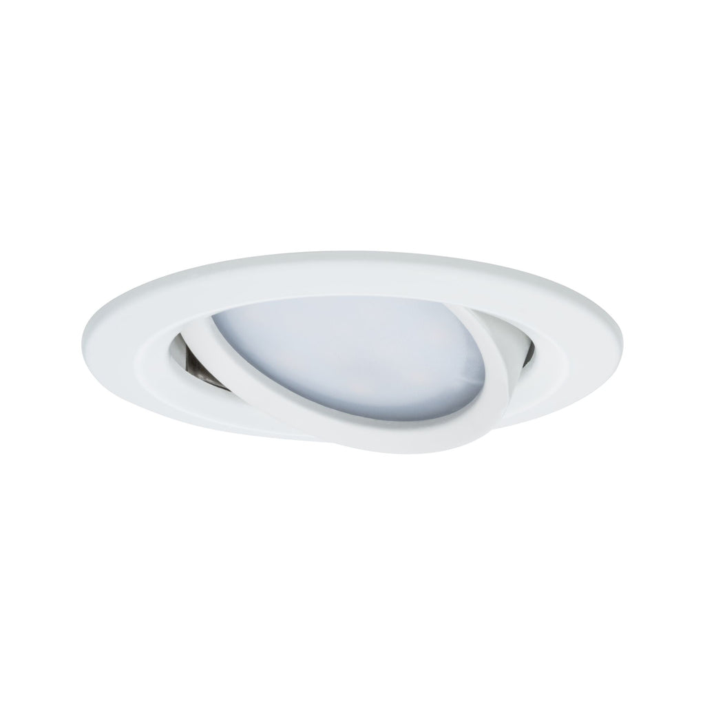 Paulmann LED Einbauleuchte Nova Coin  rund 84mm 50° RGBW+ 3x6W 3x500lm 230V Weiß matt Aluminium
