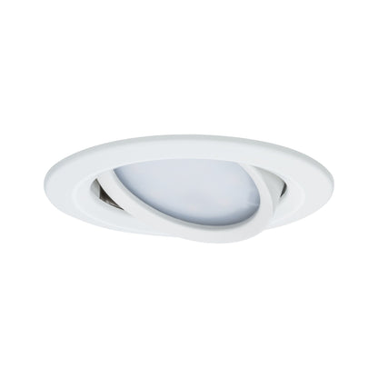 Paulmann LED Einbauleuchte Nova Coin  rund 84mm 50° RGBW+ 3x6W 3x500lm 230V Weiß matt Aluminium