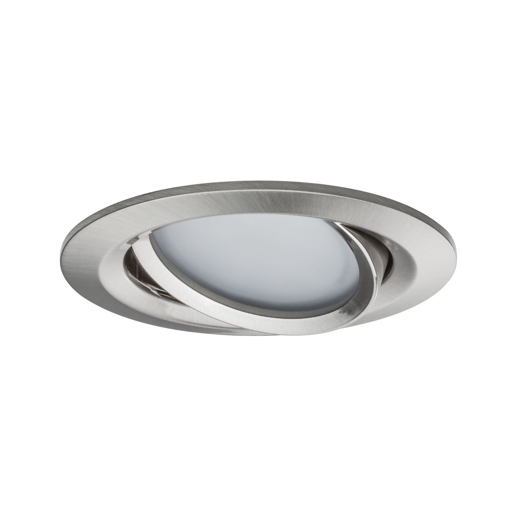 Paulmann LED Einbauleuchte Nova Coin  rund 84mm 50° RGBW+ 3x6W 3x500lm 230V Eisen gebürstet Aluminium